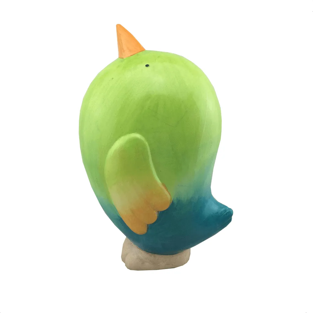 13 Inch Terracotta Bird Figurine 2 Styles