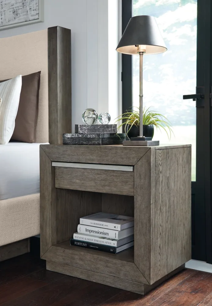Anibecca Queen Bookcase Bed with Mirrored Dresser and 2 Nightstands