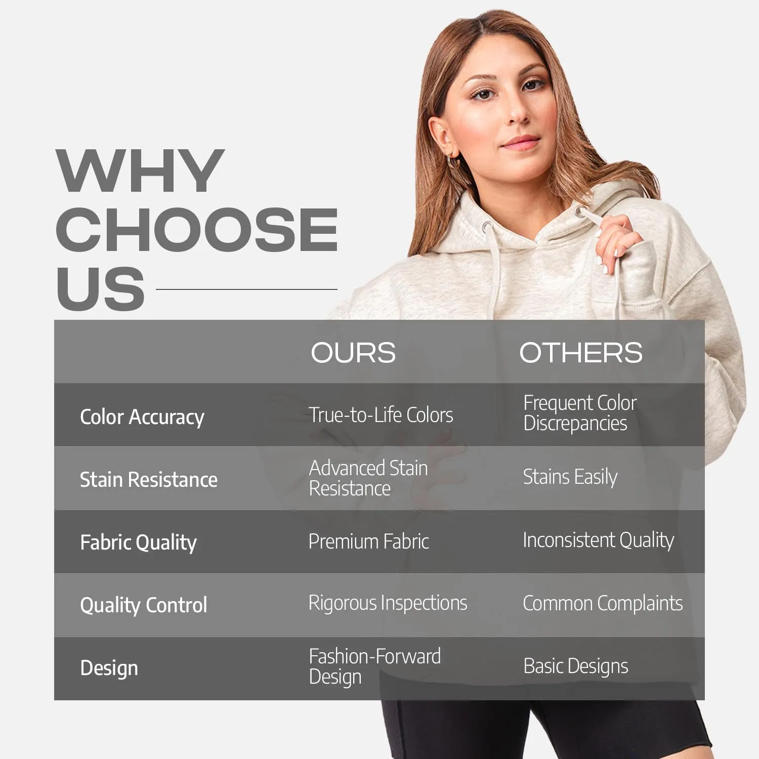Aon's High Natural Cotton Blend Hoodies For Women: More Breathable & Appealing Modern Fit Sweatshirt Sweaters