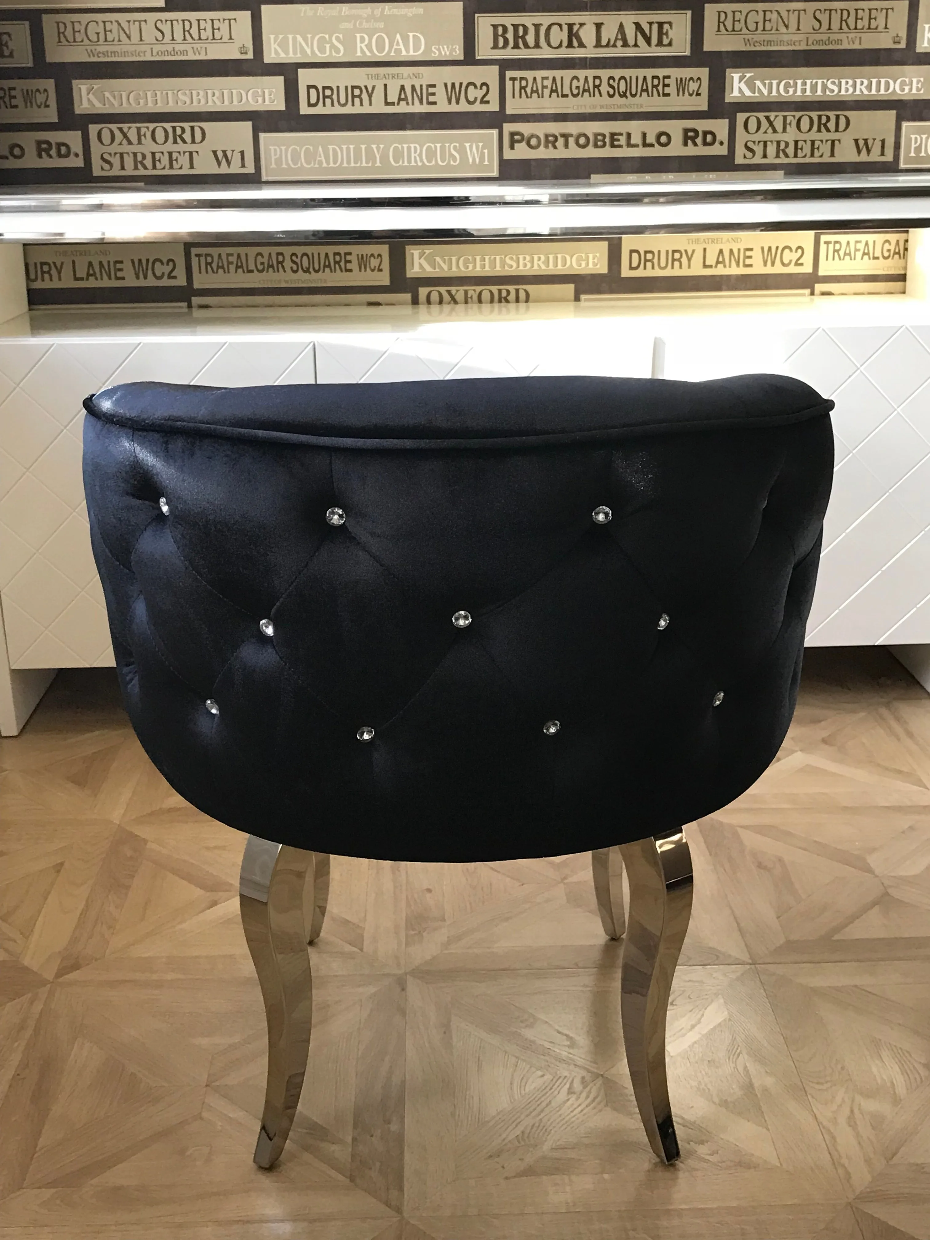 Black Luxury Glamour Armchair