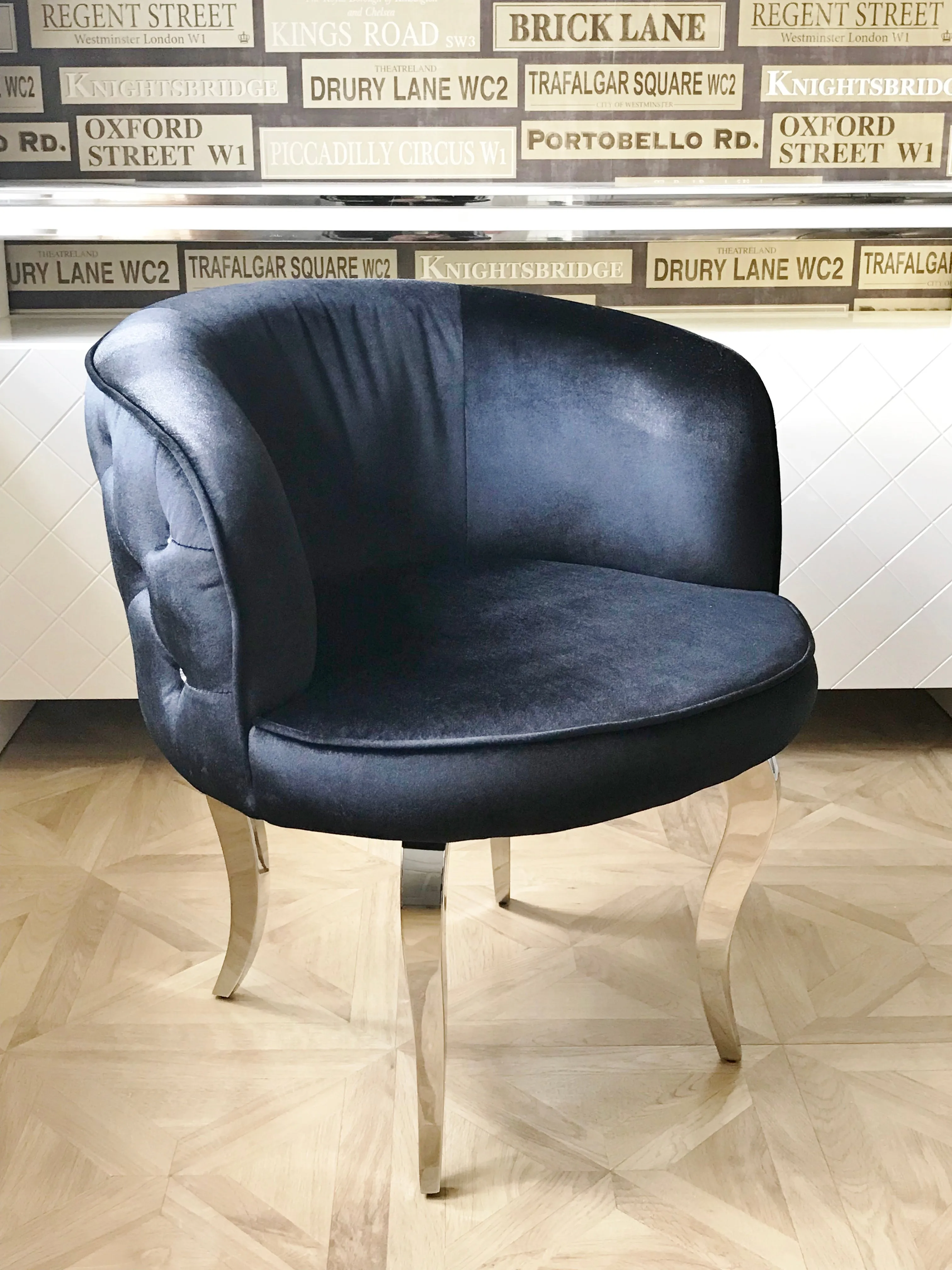 Black Luxury Glamour Armchair