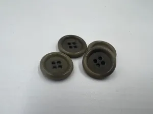 BOUTON POLYESTER 18MM OLIVE