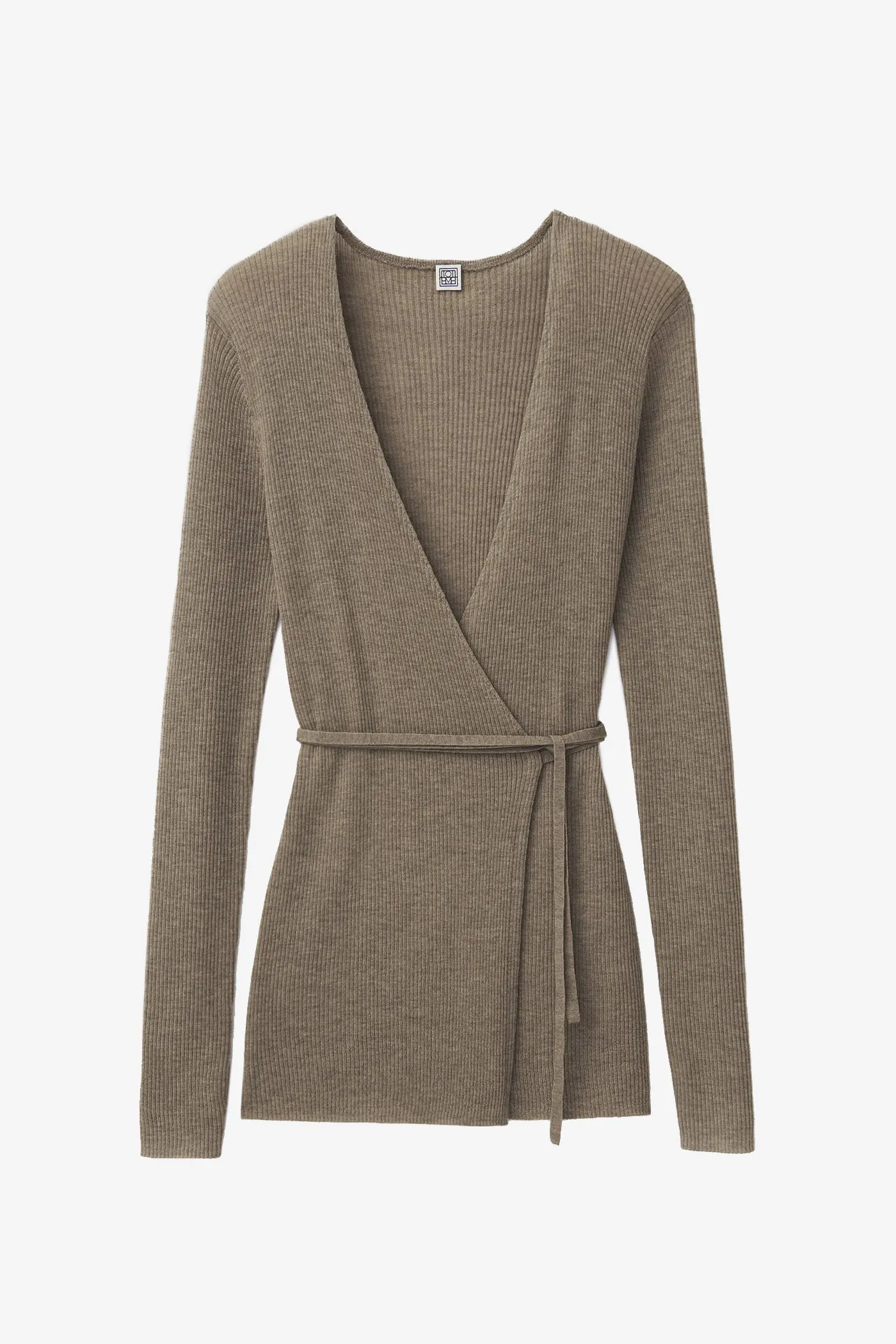 Cashmere Wrap Knit - Beige