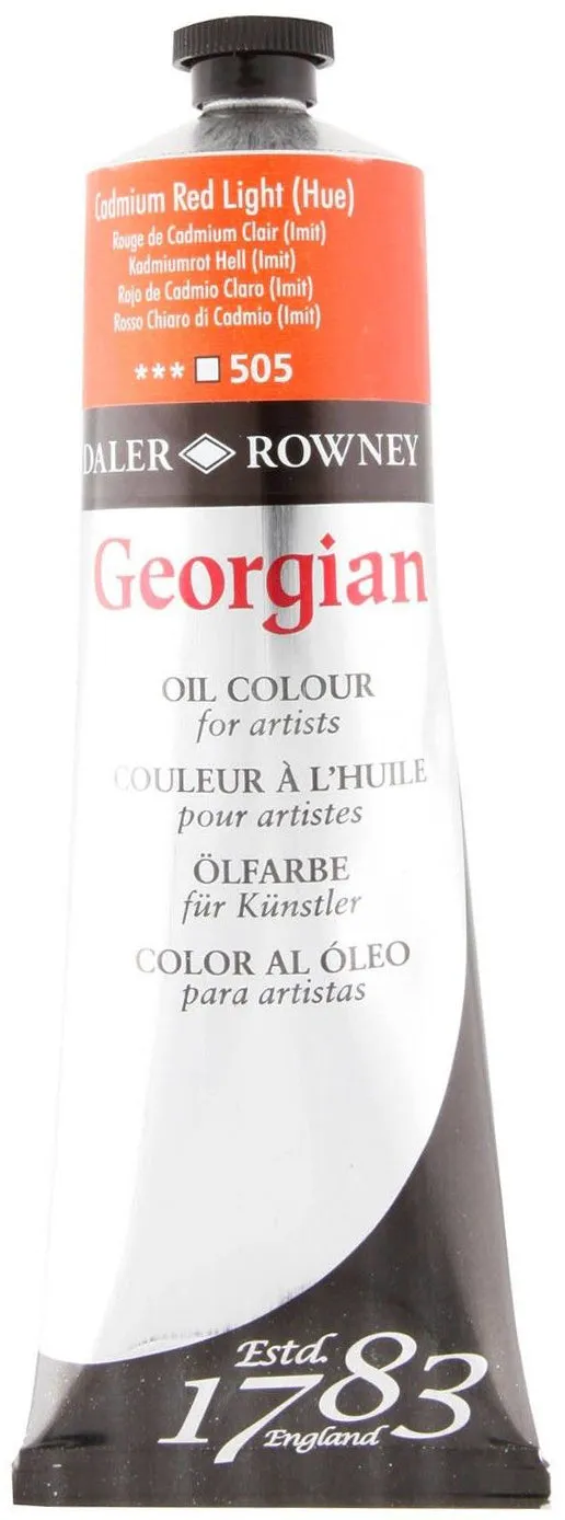 Daler Rowney Georgian Oil Paint- Cadmium Red (Hue) - 38ML