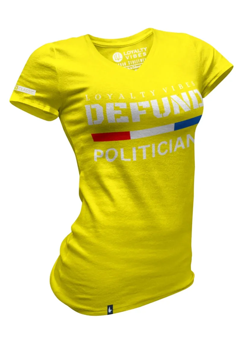 Defund Politicians V-Neck Tee