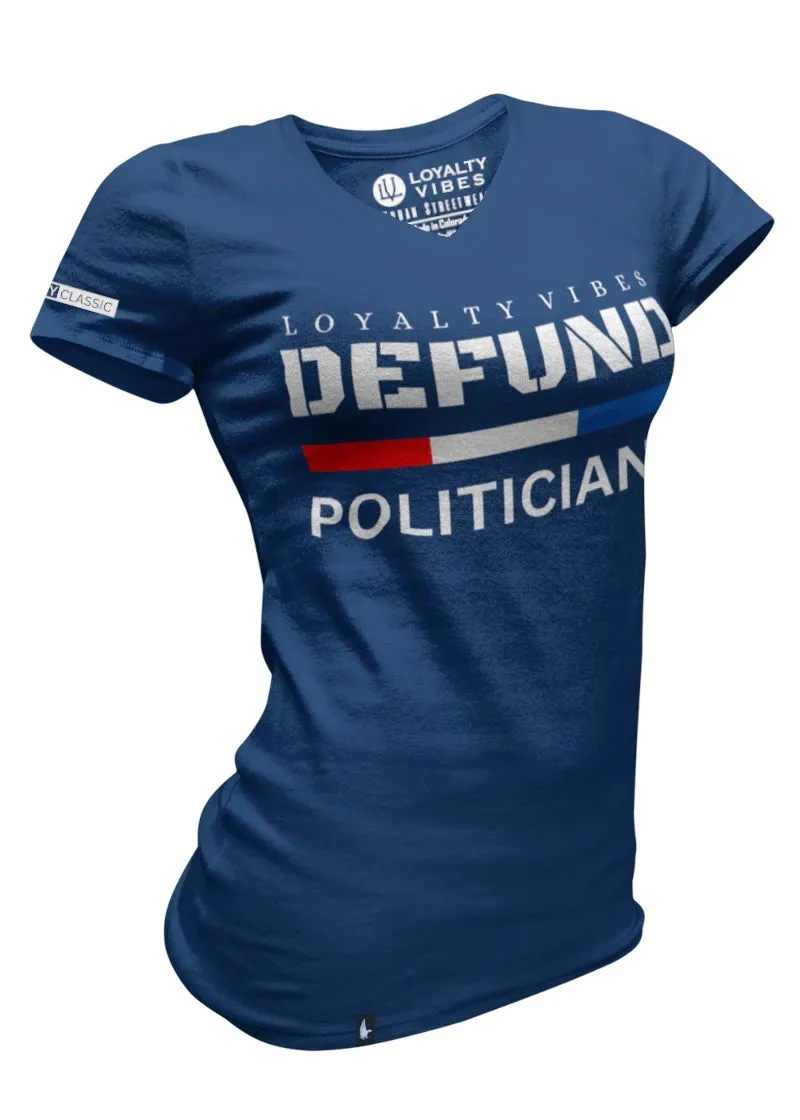 Defund Politicians V-Neck Tee