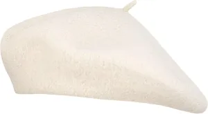 Gllutt Women Wool Beret Hat French Style Solid Color