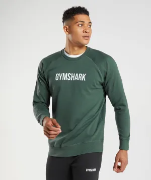 Gymshark Apollo Crew - Obsidian Green