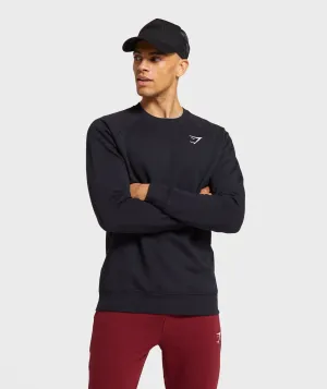 Gymshark Crest Sweatshirt - Black