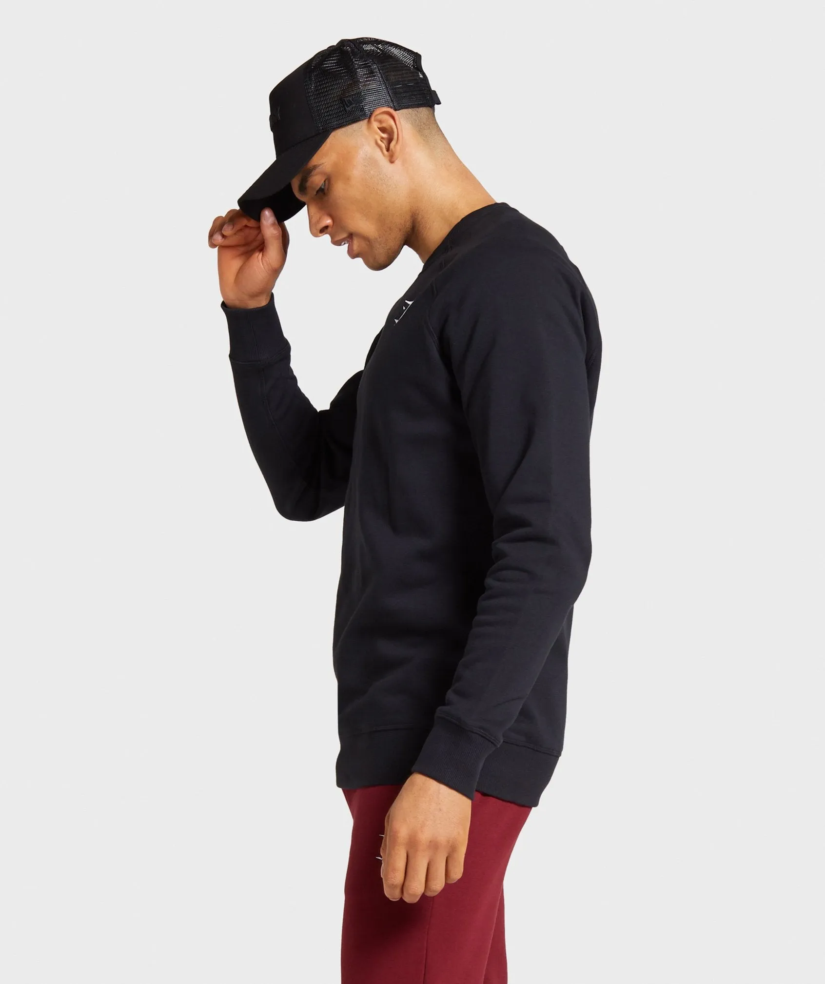 Gymshark Crest Sweatshirt - Black