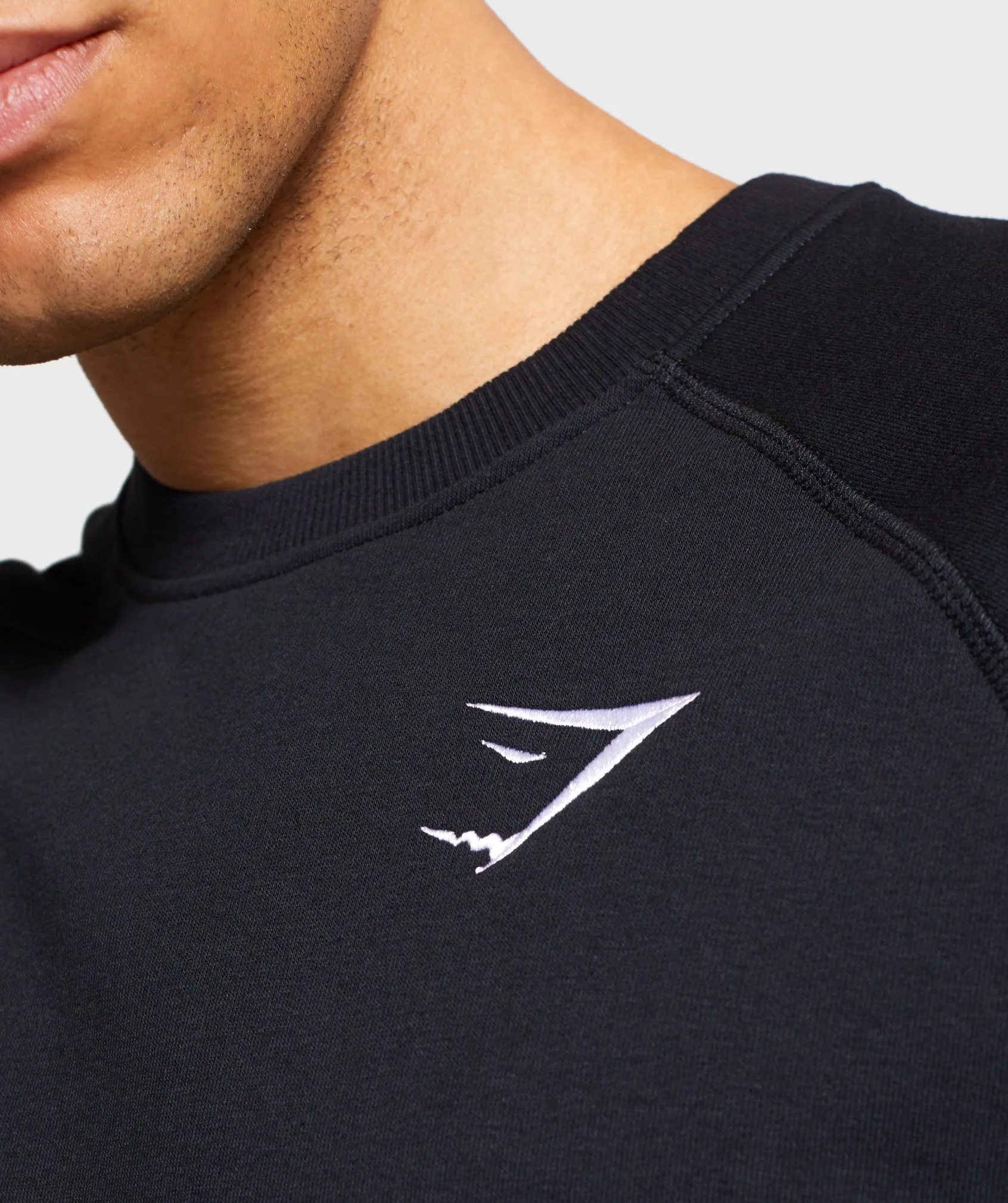 Gymshark Crest Sweatshirt - Black
