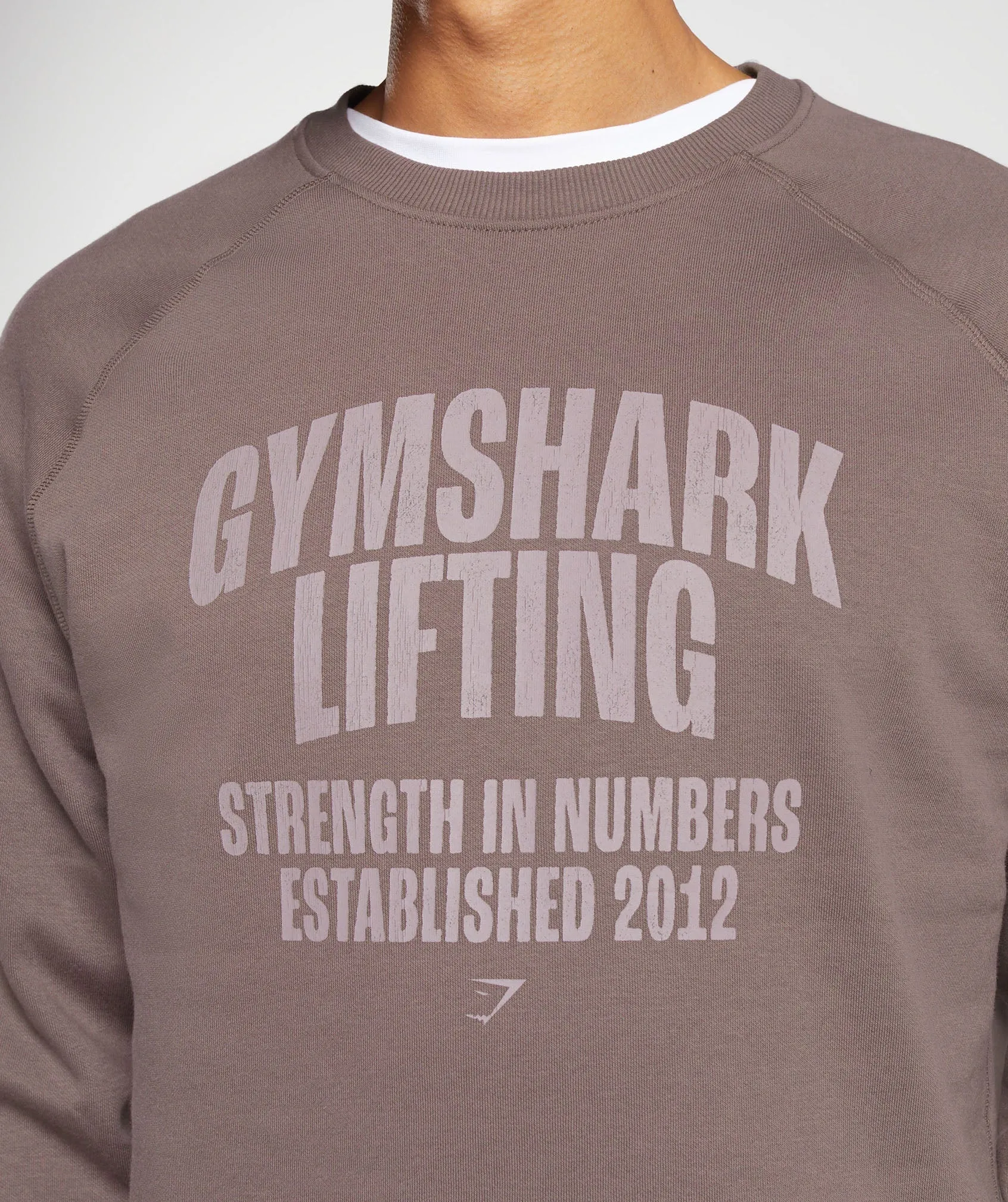 Gymshark Gymshark Lifting Crew - Walnut Mauve