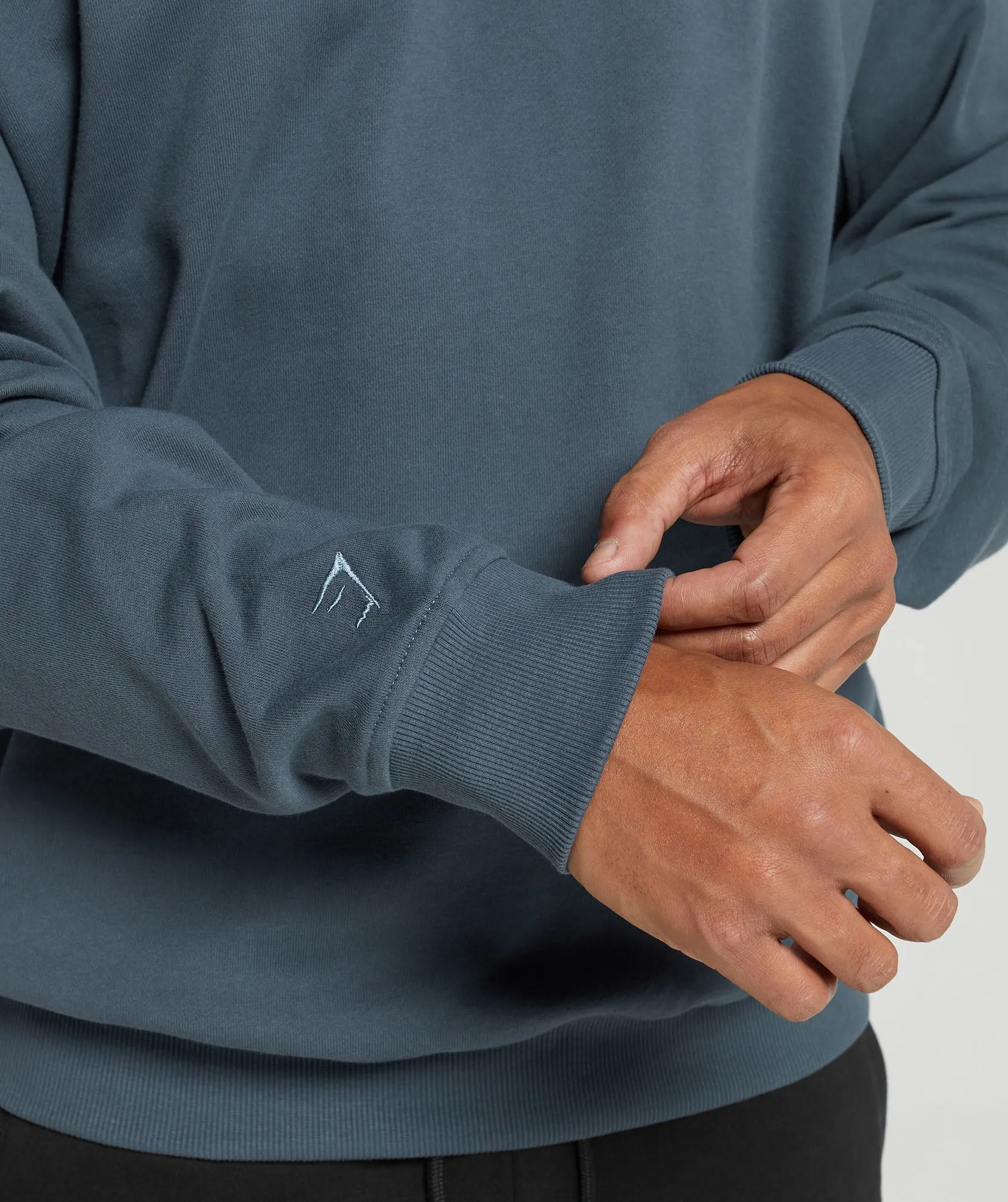 Gymshark Rest Day Essential Crew - Titanium Blue