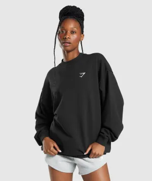 Gymshark Training Oversized Sweatshirt - Black