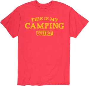 Instant Message This is My Camping Shirt - Men's Short Sleeve Graphic T-Shirt