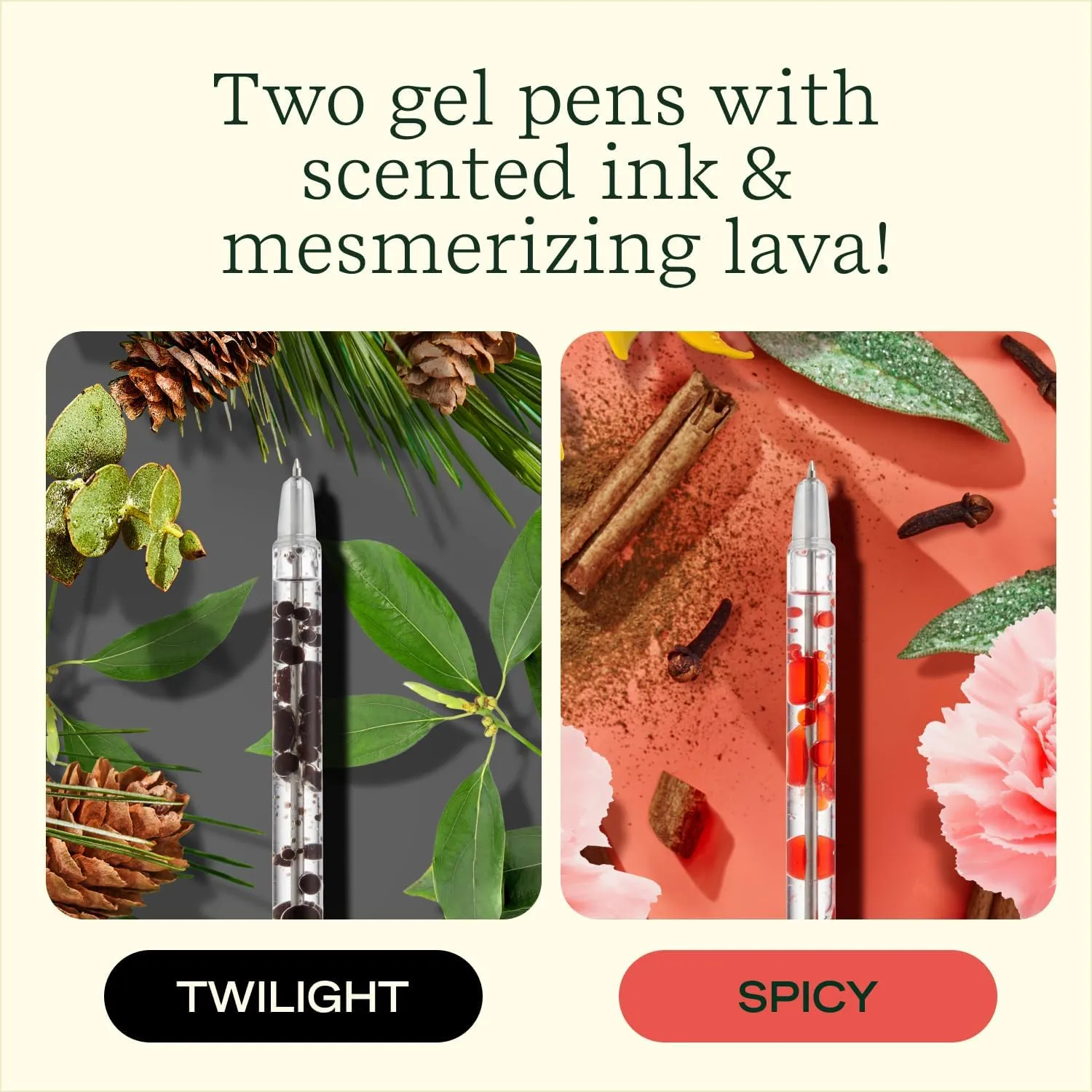 Lifelines Scented Essential Oils Lava Pen Set (2 Pack)