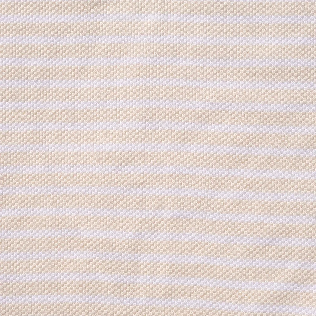 Loop & Weft Shadow Border Big Seed Stitch Knit Boatneck Pullover (Ivory)