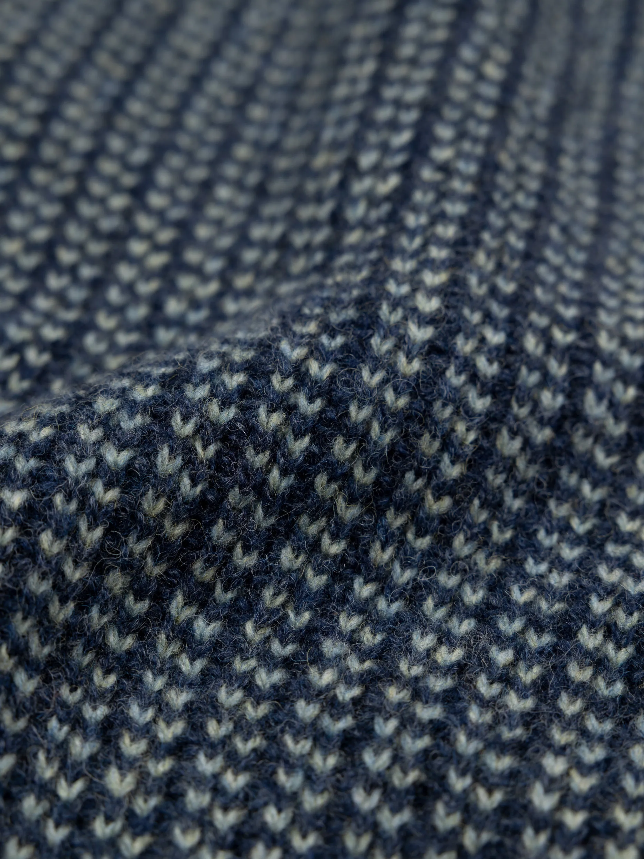 Men's Selfost Nordic Patterned Crew Jumper