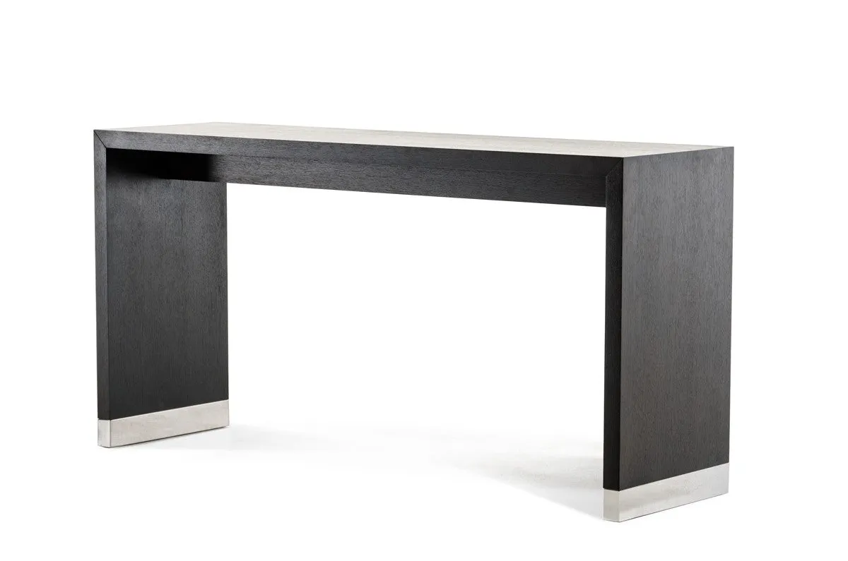 Modrest Silas Modern Wenge Wood Bar Table