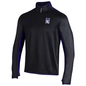 Northwestern Wildcats Under Armour Black/Purple Survival 1/4-Zip