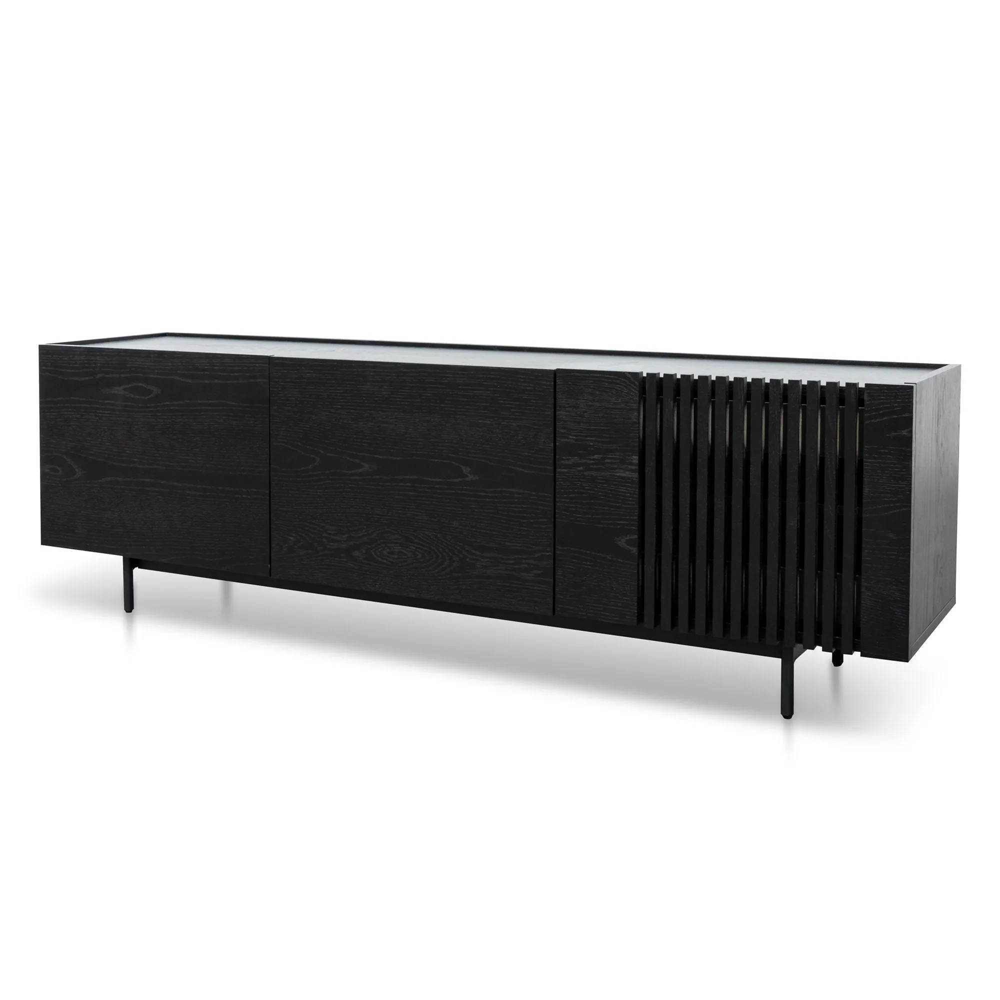 Onito 180cm TV Entertainment Unit - Full Black