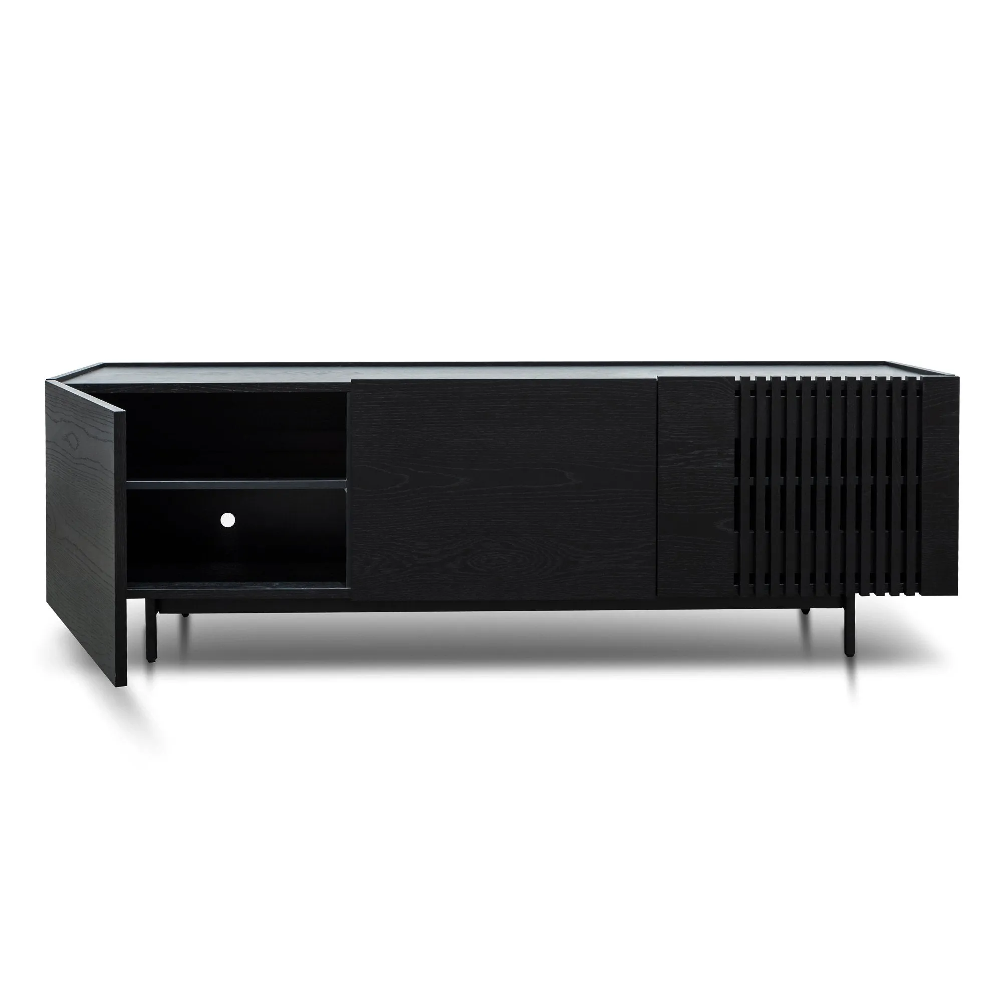 Onito 180cm TV Entertainment Unit - Full Black