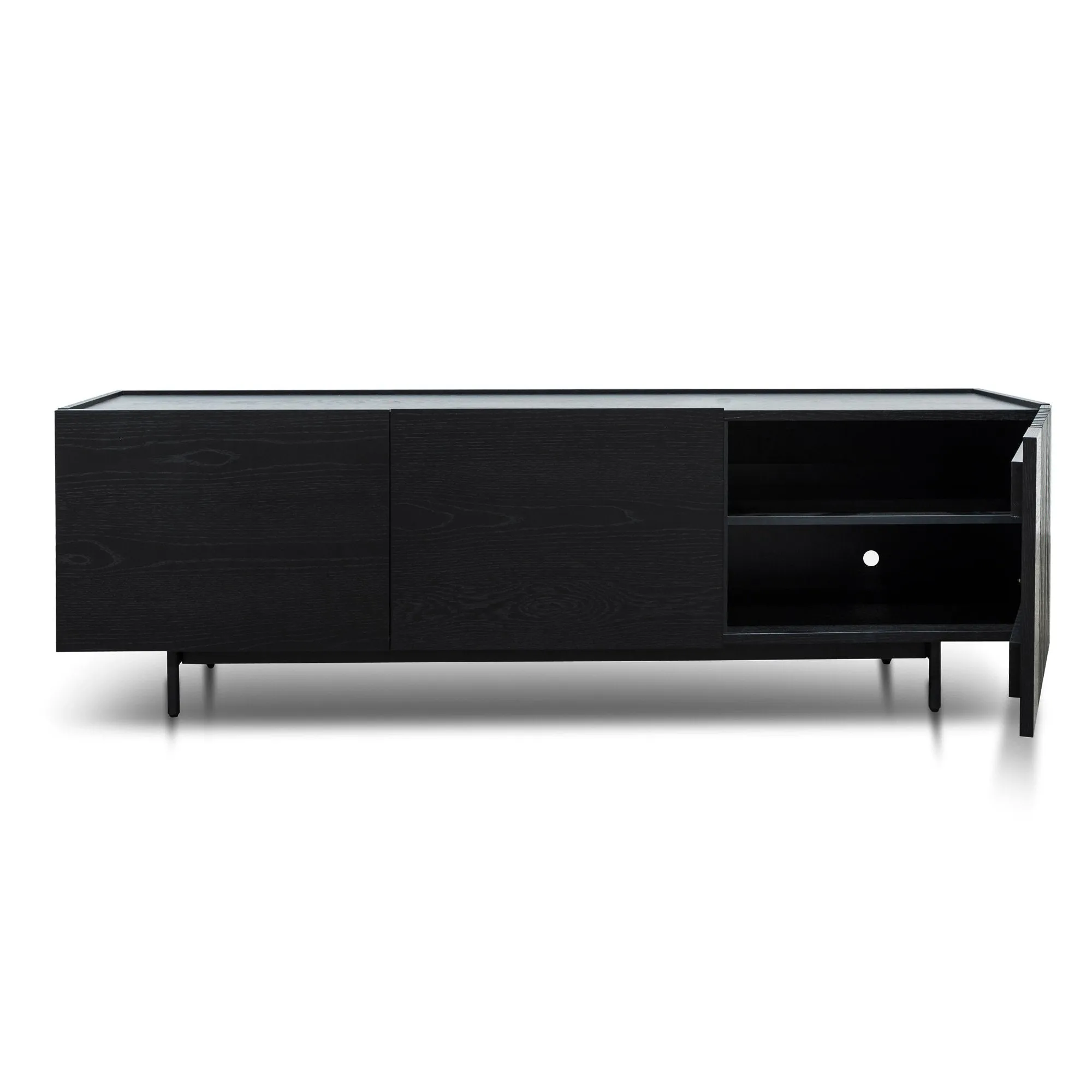 Onito 180cm TV Entertainment Unit - Full Black