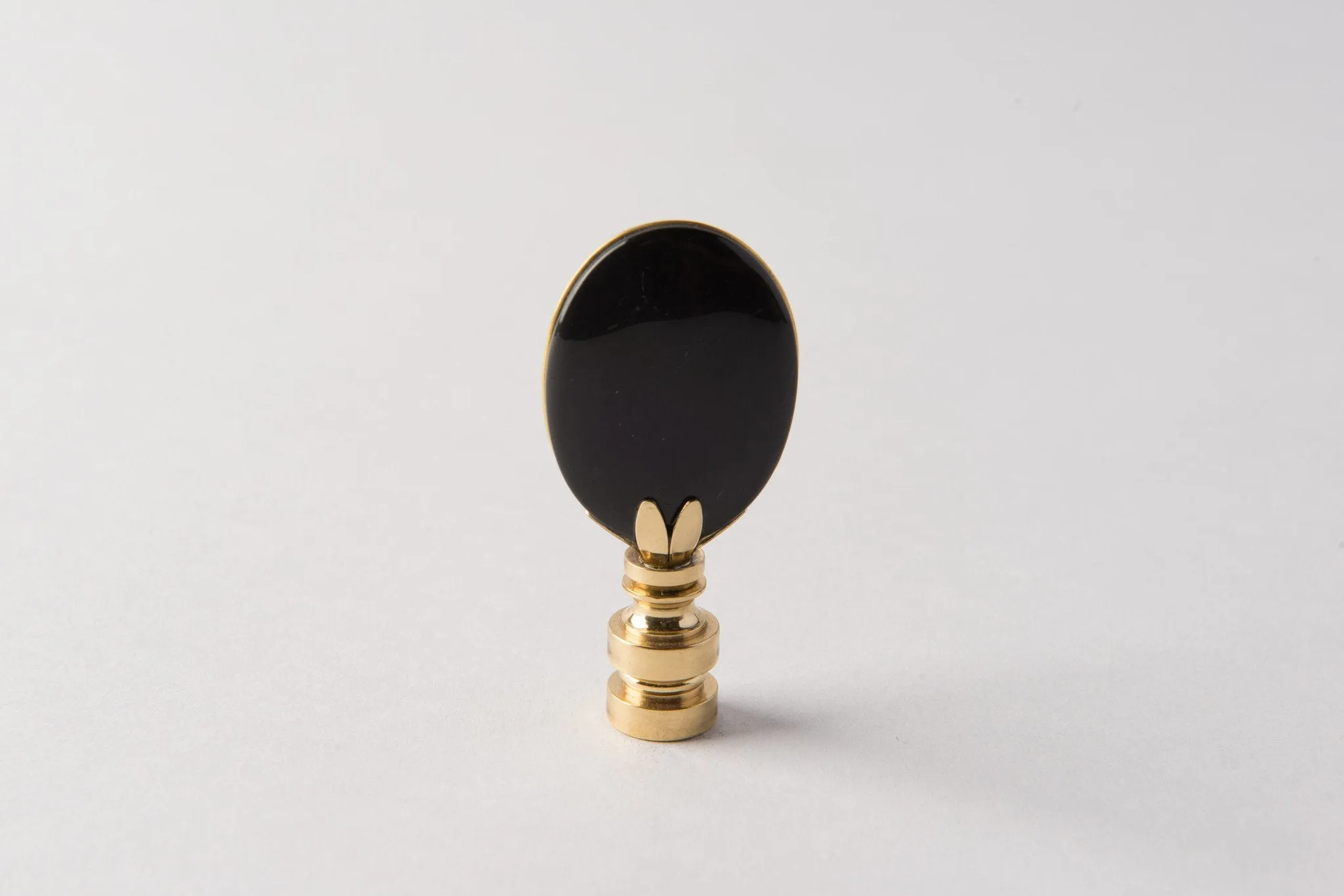 Onyx Oval Finial