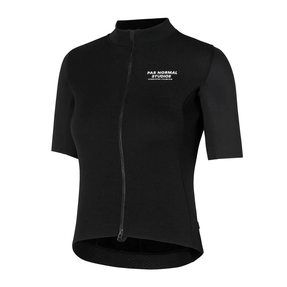PAS NORMAL STUDIOS Escapism Wool Women  SS Jersey - Black