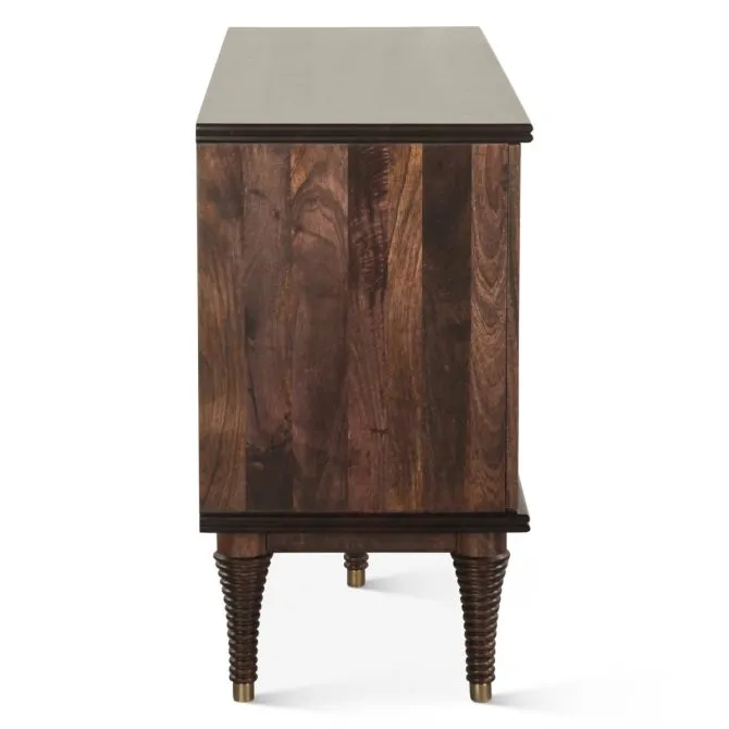 Provence 55" Mango Wood Sideboard in Dark Sienna