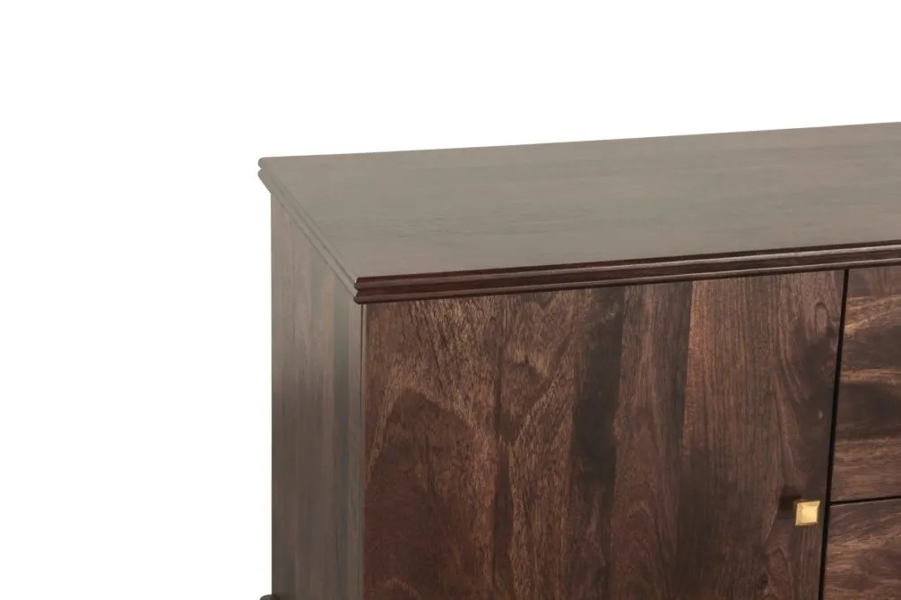 Provence 55" Mango Wood Sideboard in Dark Sienna