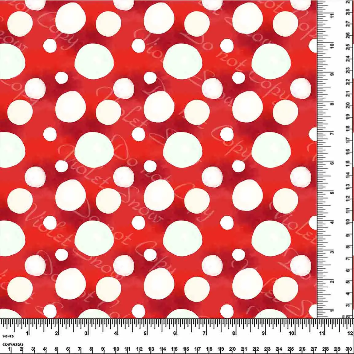 Red Mushroom Polka Dot