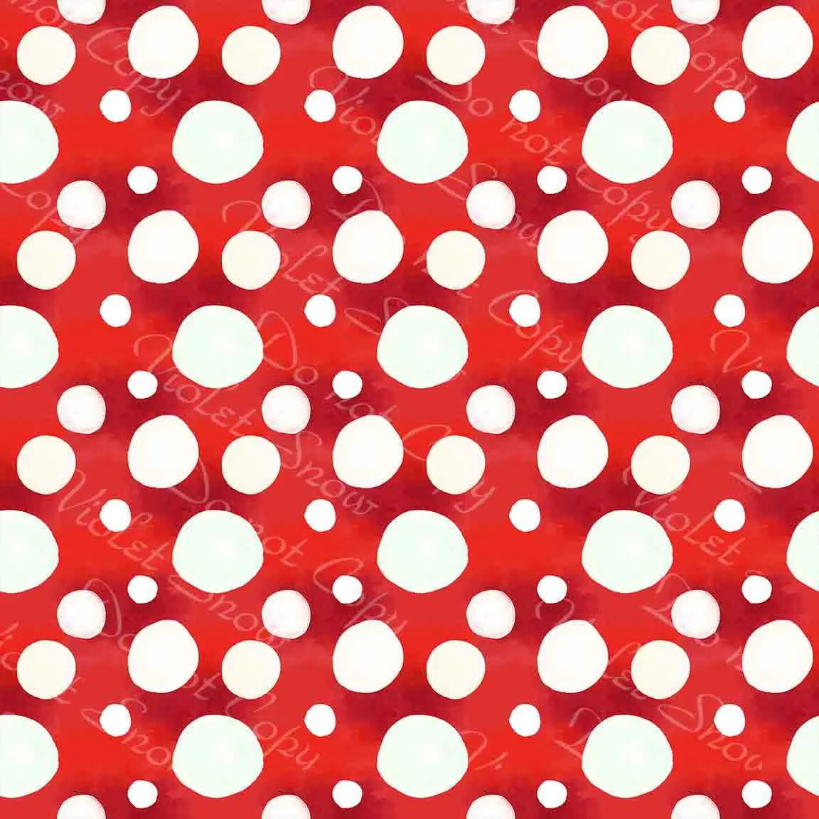 Red Mushroom Polka Dot