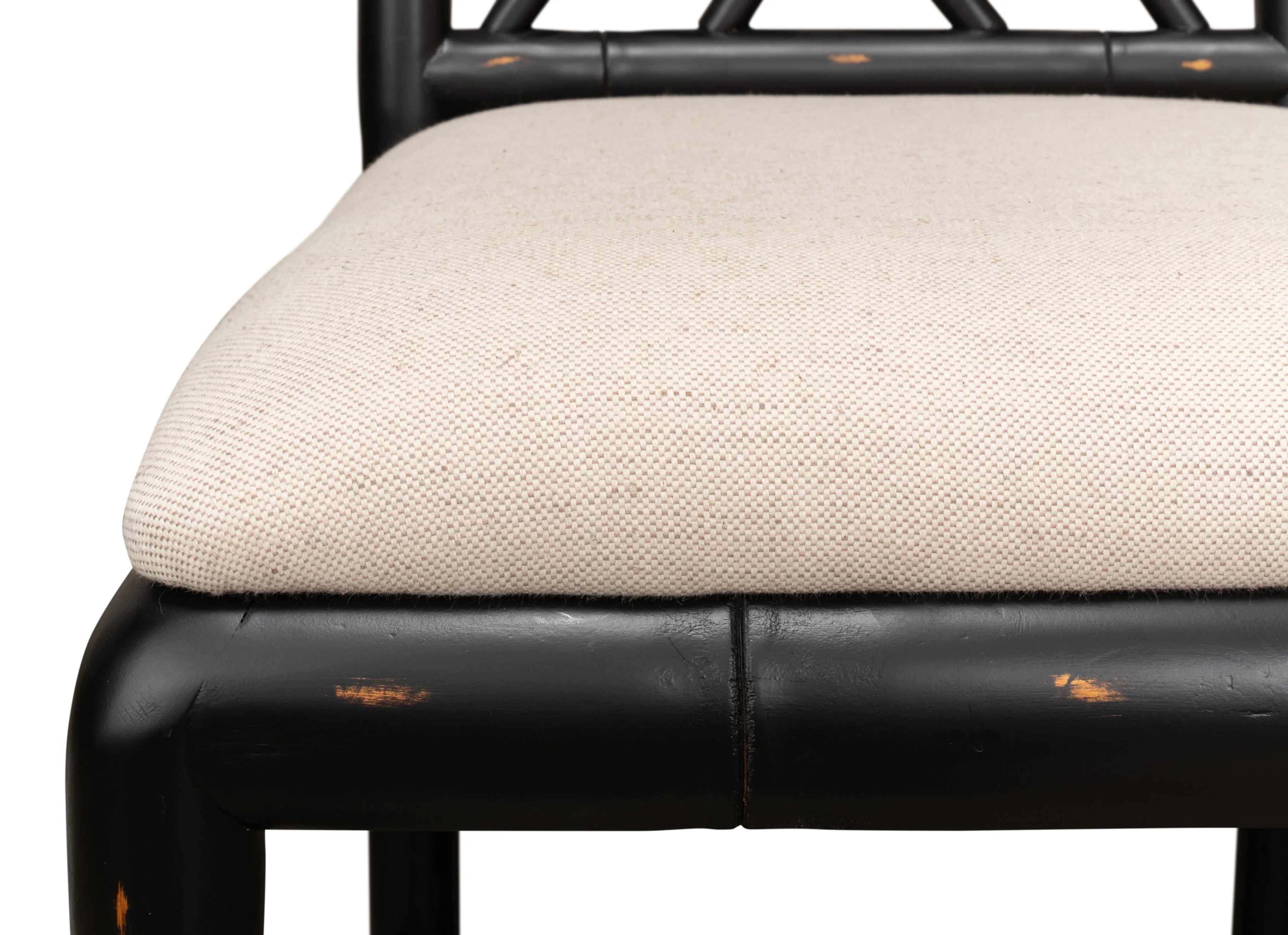 Sarreid - Brighton Bamboo Side Chair Black - Black - Traditional - set of 2