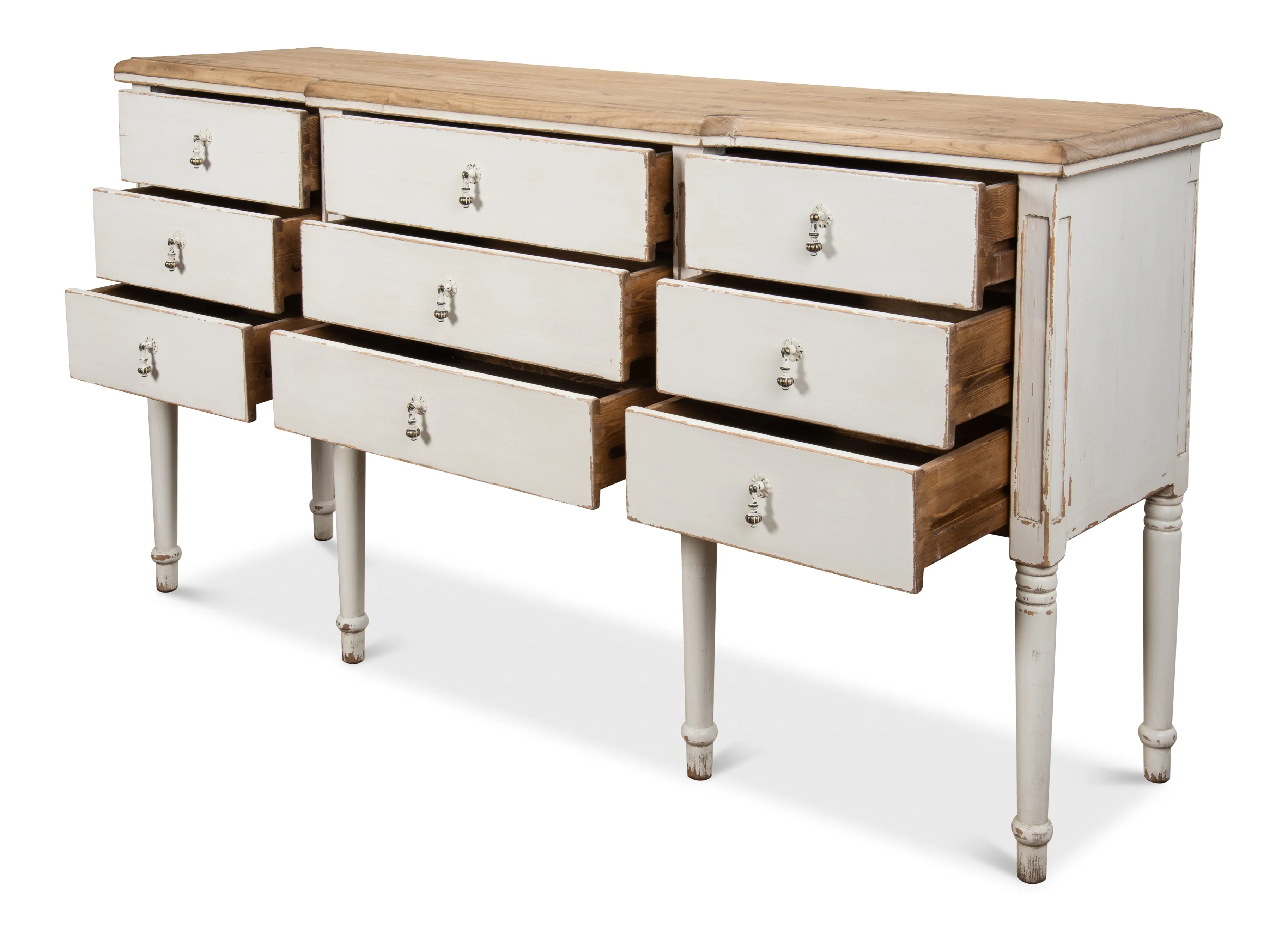 Sarreid - Celine Sideboard - White - Traditional