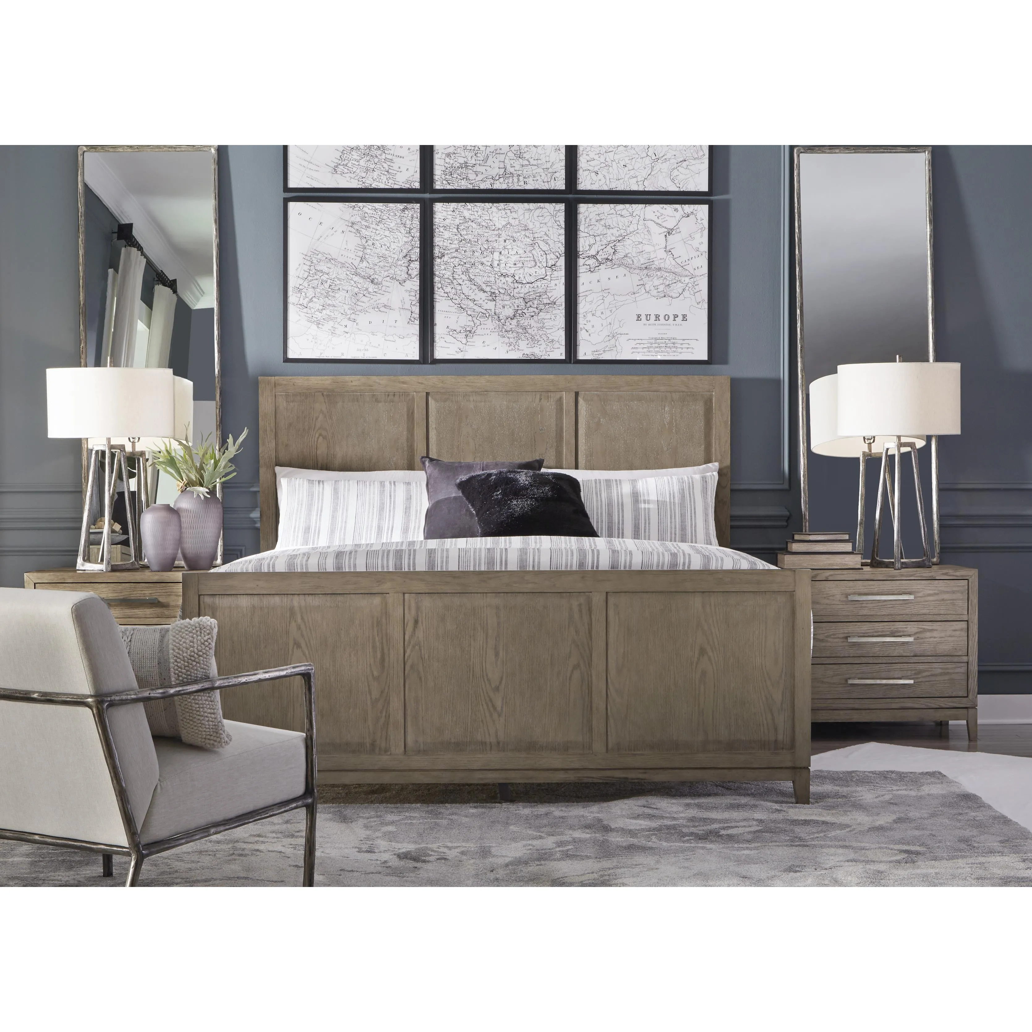 Signature Design by Ashley Chrestner California King Panel Bed B983-78/B983-76/B983-95