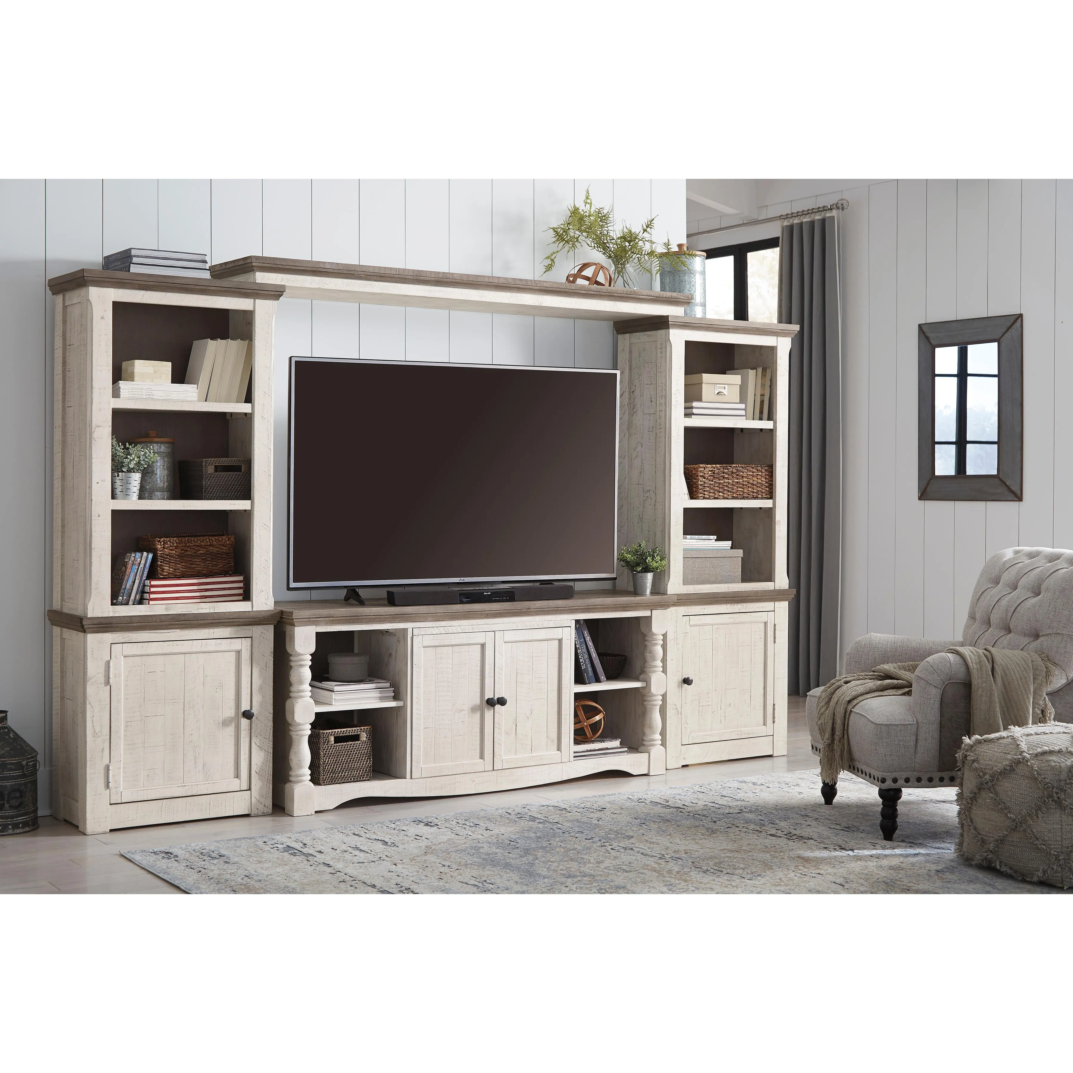 Signature Design by Ashley Havalance TV Stand with Cable Management W814-30