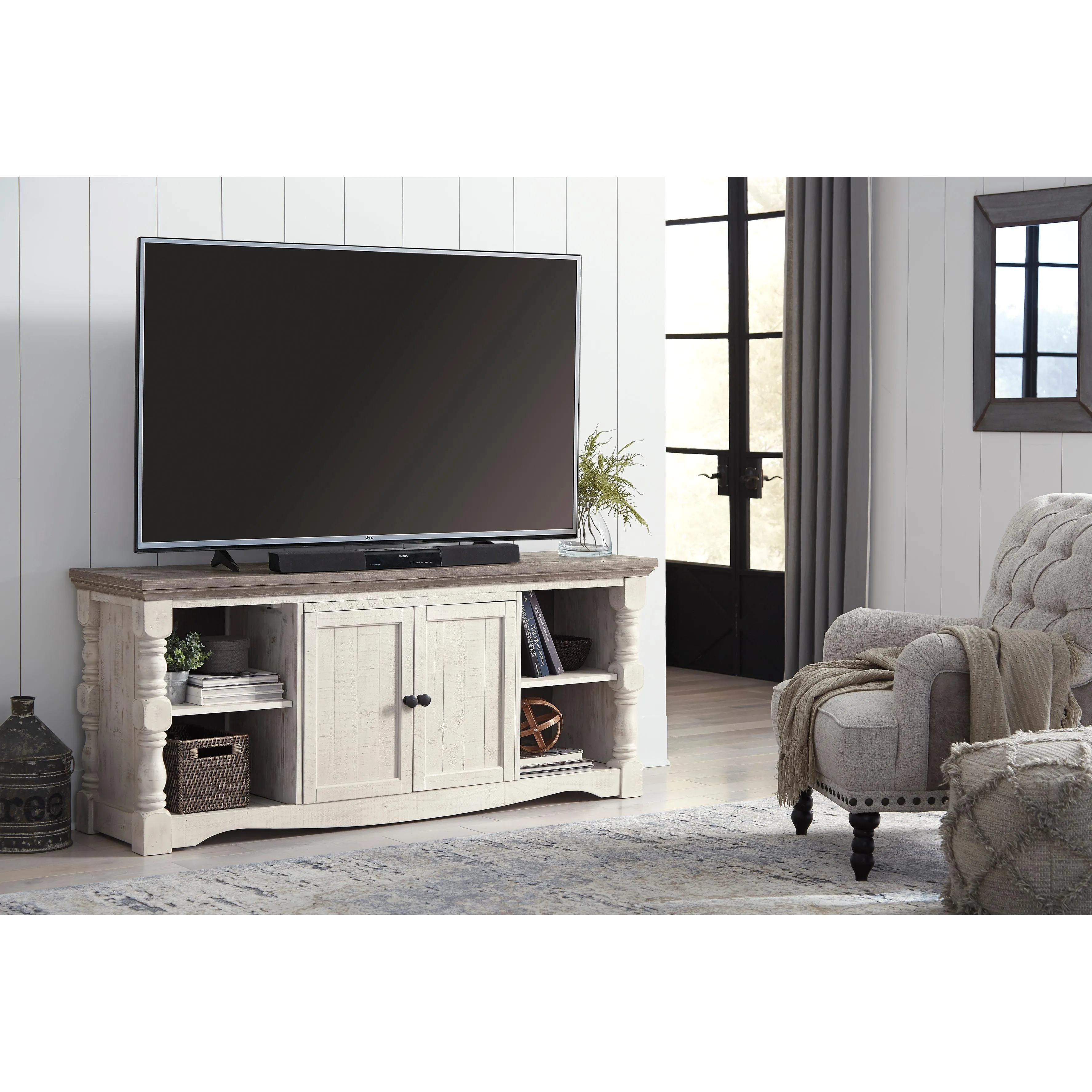 Signature Design by Ashley Havalance TV Stand with Cable Management W814-30