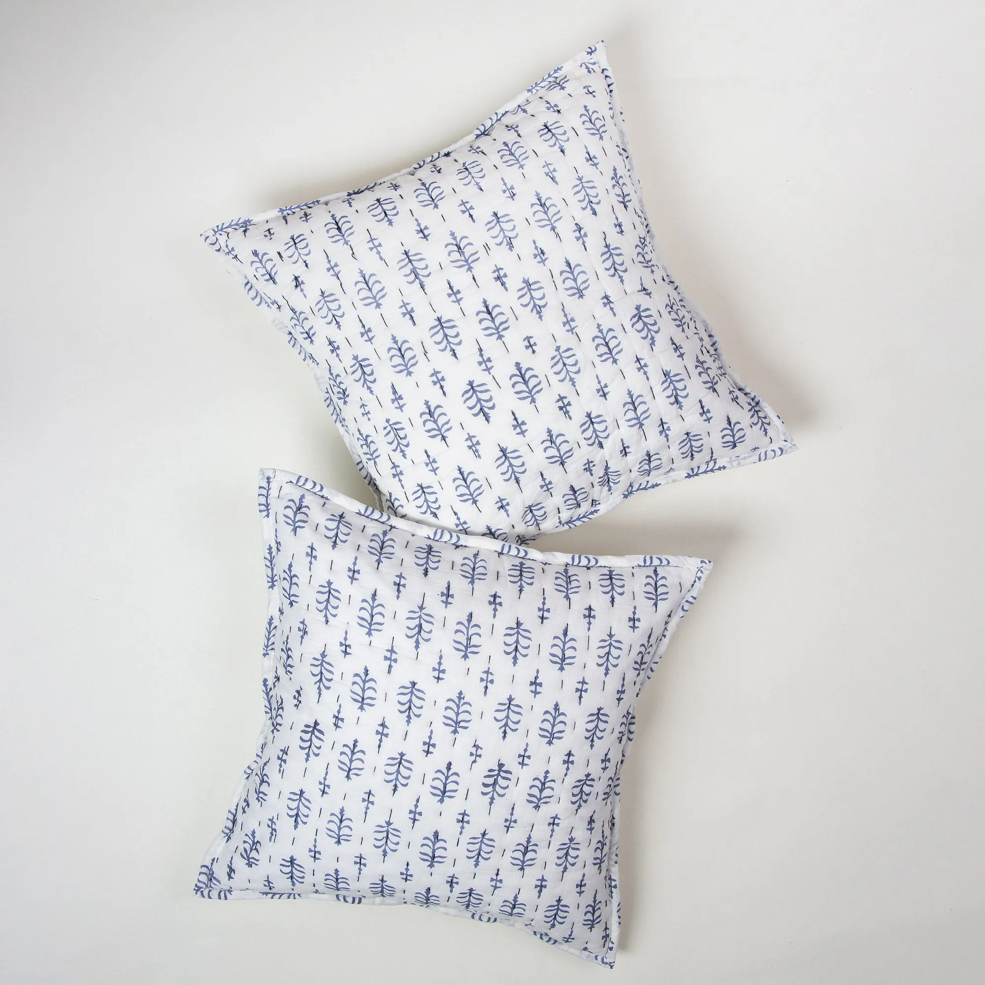 Softest Hand Block Print Quilted Cushion Covers