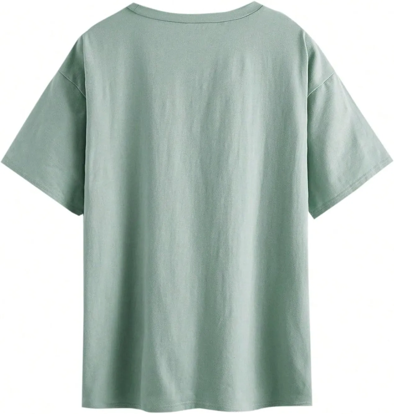 SOLY HUX Women's Graphic Oversized Tees Letter Print Summer Tops Vintage Half Sleeve Loose Casual T Shirts