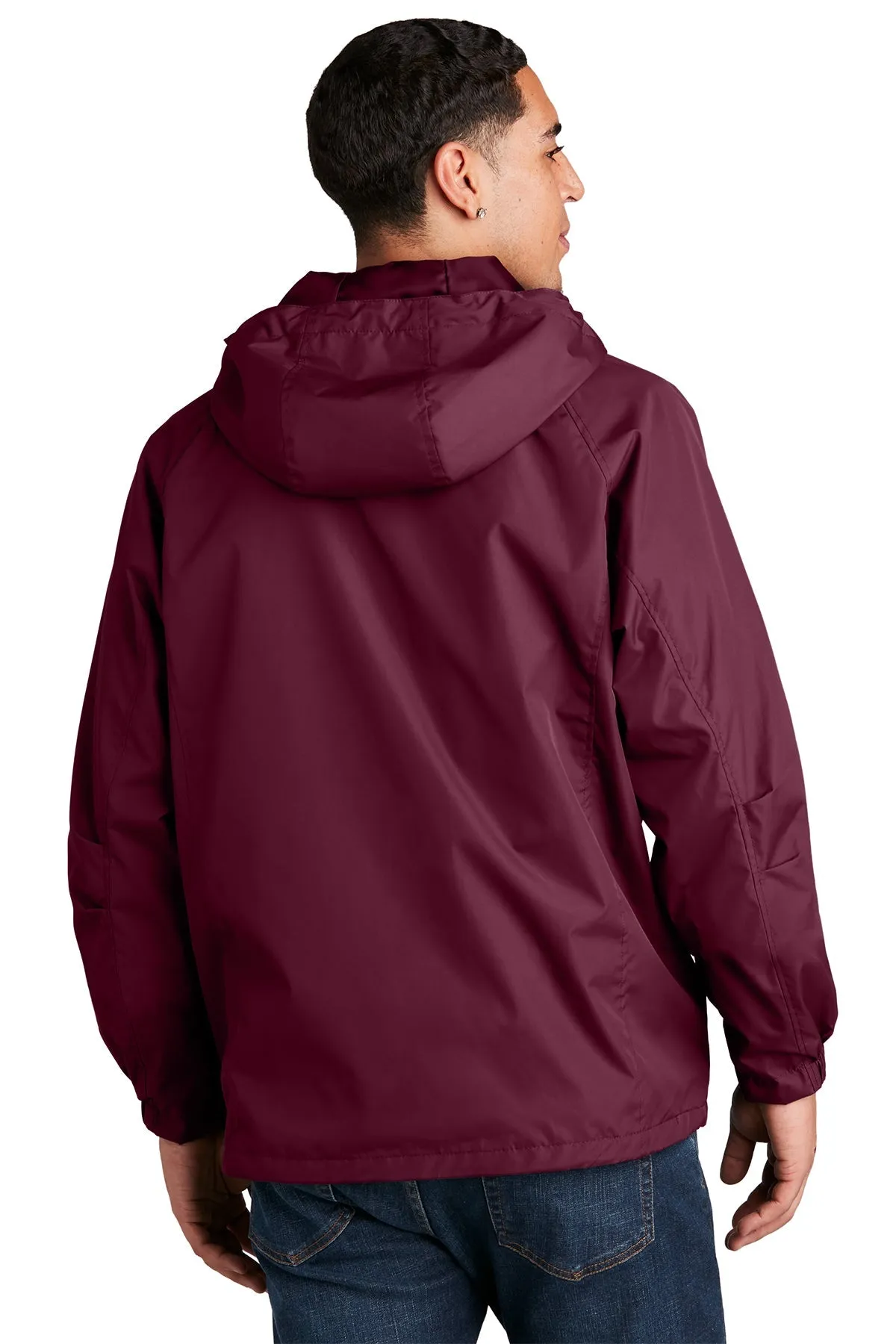 Sport-Tek Custom Hooded Raglan Jackets, Maroon