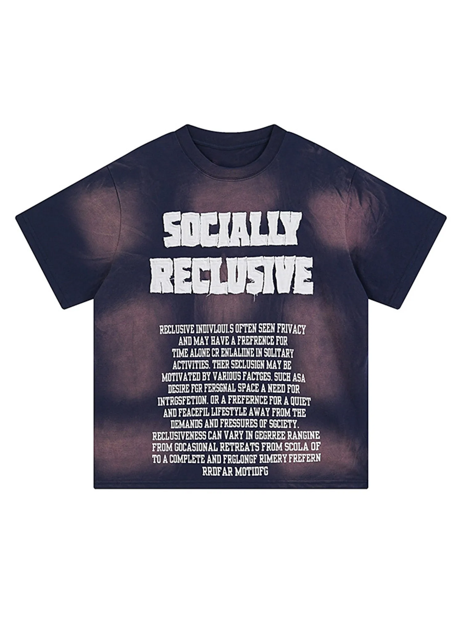 Thesupermade Patch Embroidered Letter T-shirt
