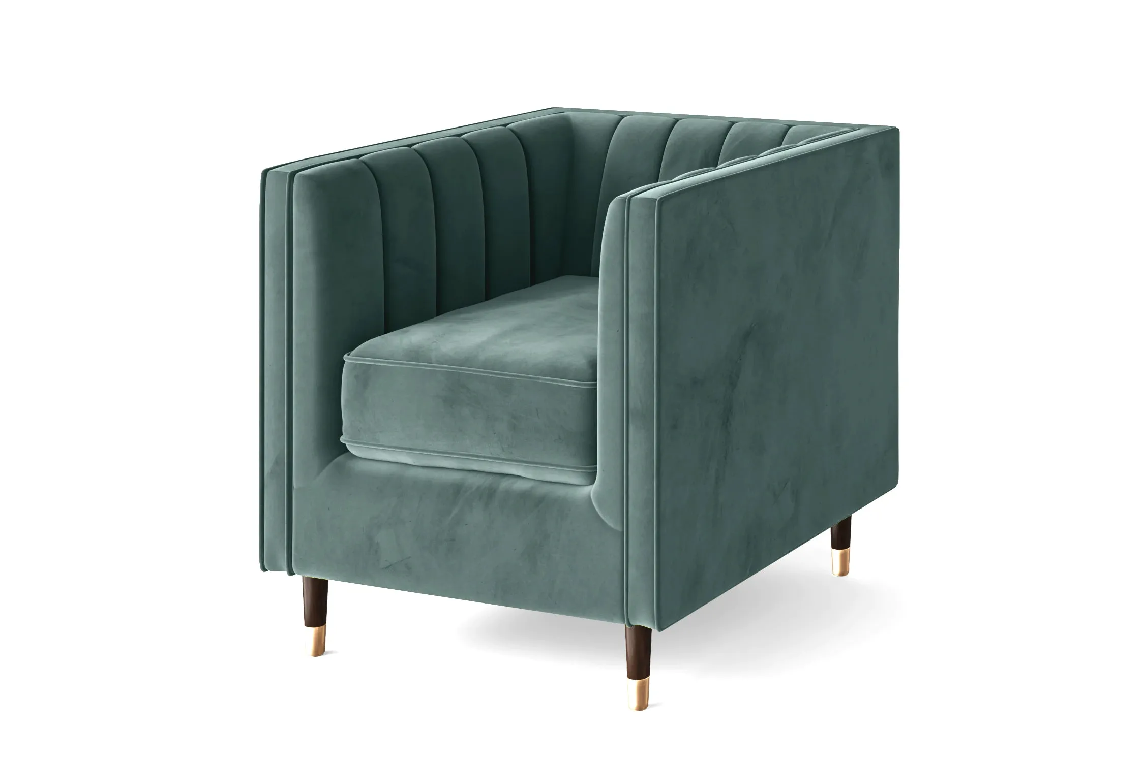 Tivoli Armchair Teal Velvet