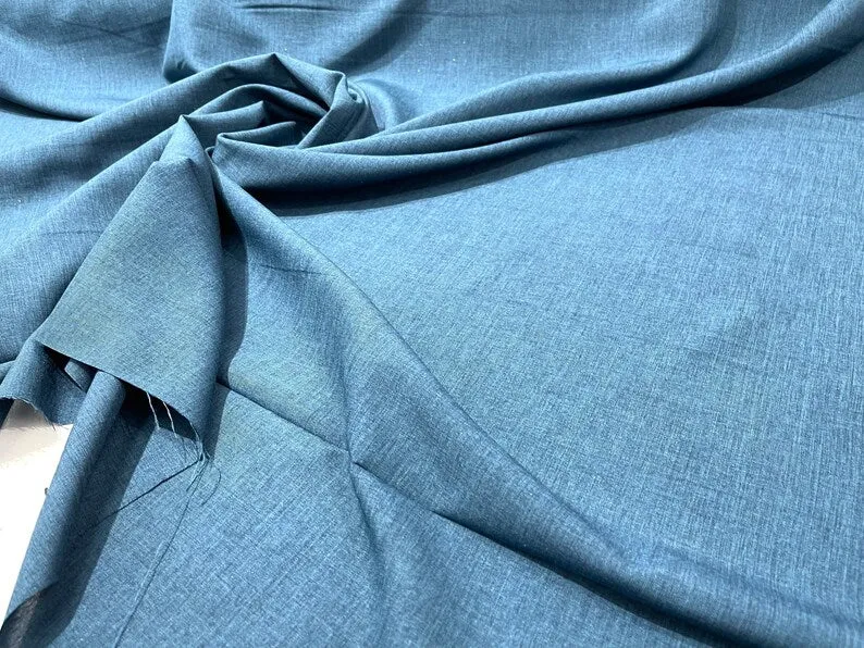 Two-Tone Melange Poplin 58” Wide/ Polyester Poplin Fabric