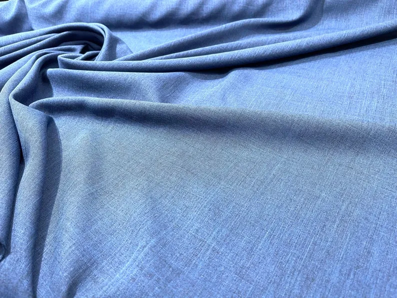 Two-Tone Melange Poplin 58” Wide/ Polyester Poplin Fabric