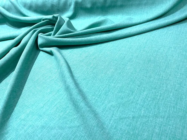 Two-Tone Melange Poplin 58” Wide/ Polyester Poplin Fabric