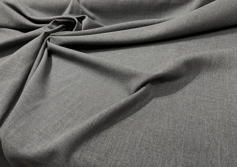 Two-Tone Melange Poplin 58” Wide/ Polyester Poplin Fabric