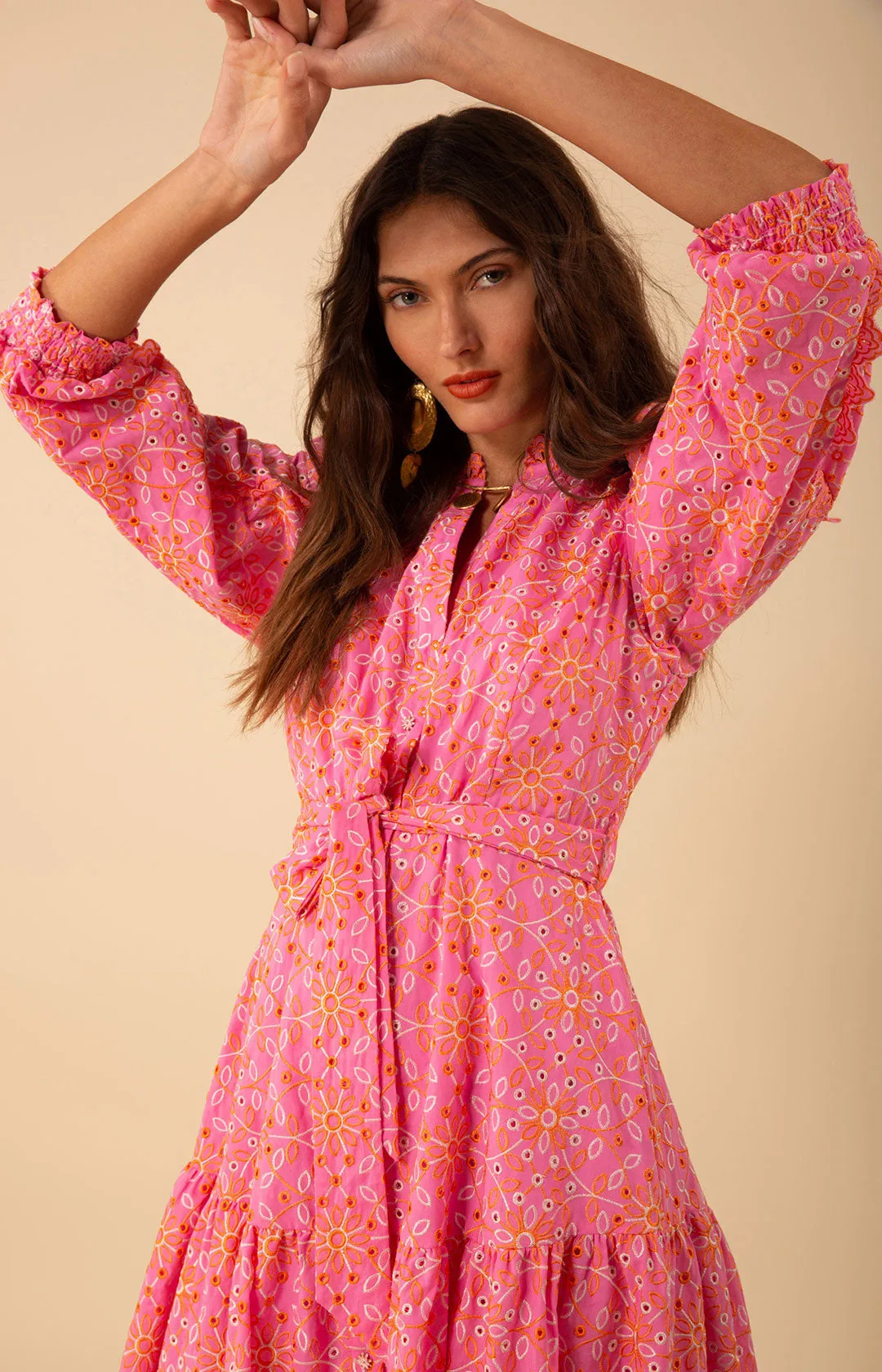 Valerie Eyelet Maxi Dress