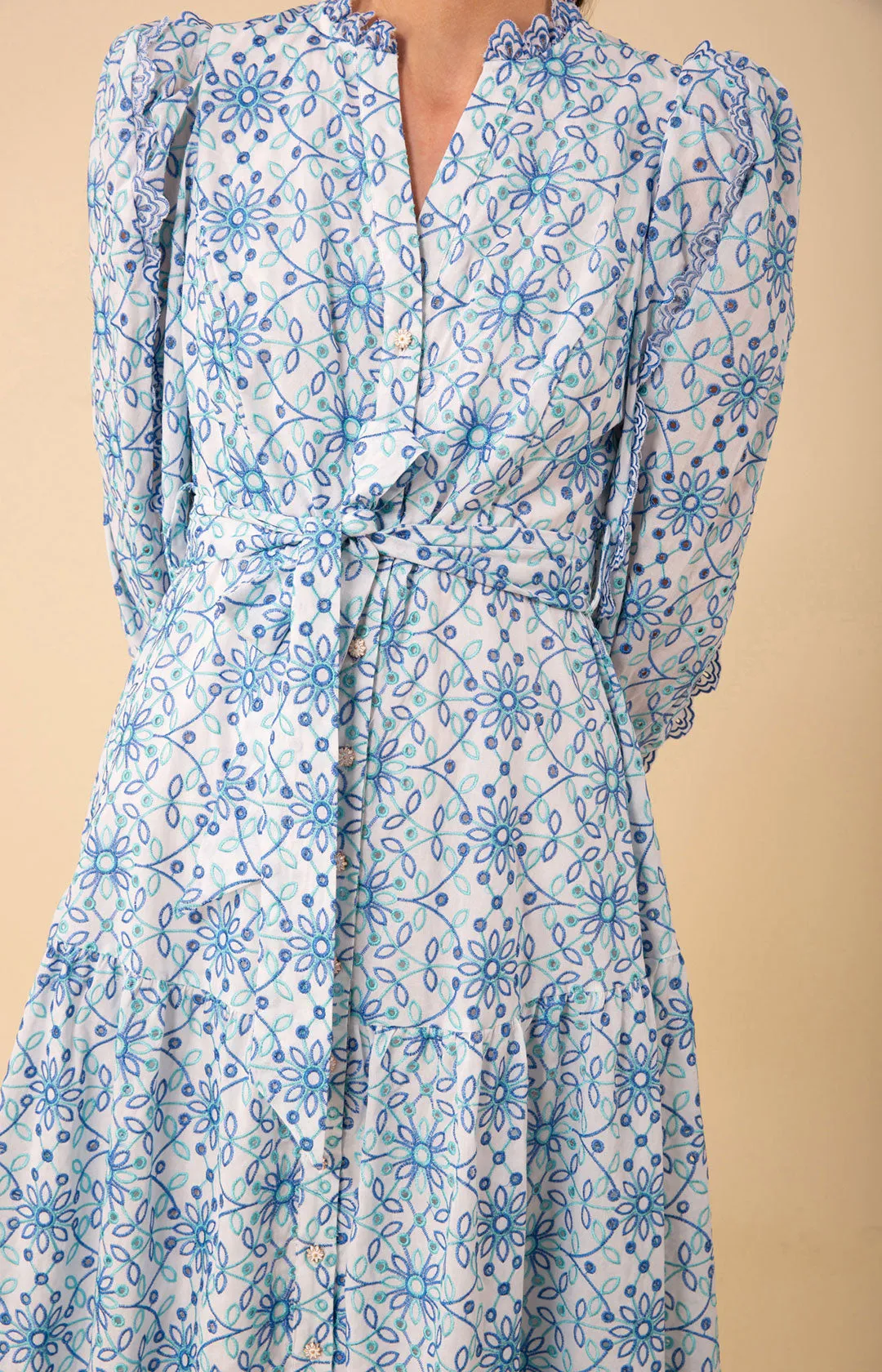 Valerie Eyelet Maxi Dress