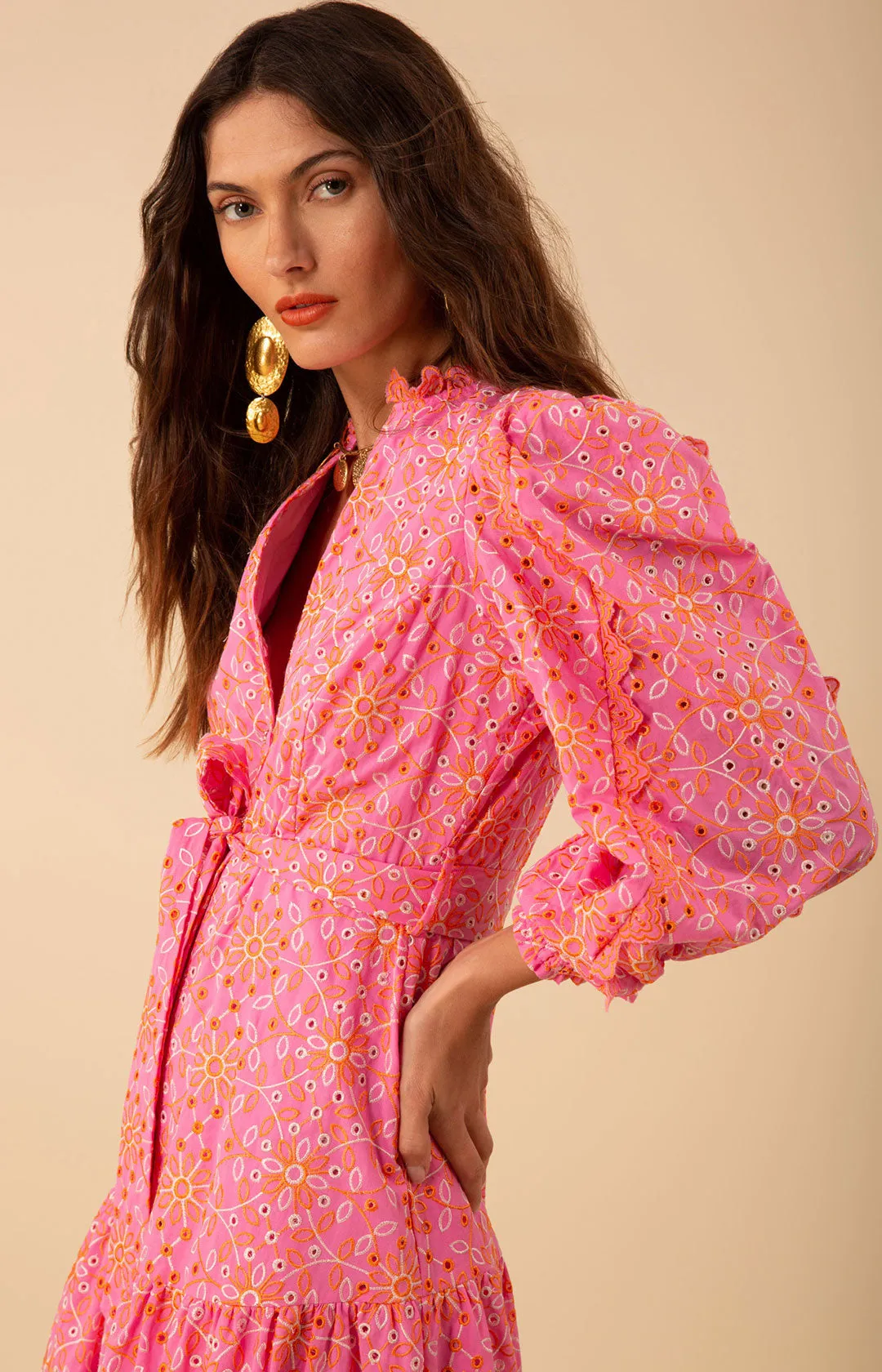 Valerie Eyelet Maxi Dress